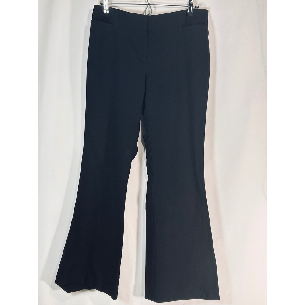 New York & Company Womens Black Bootcut Dress‎ Pants Size 10 Average Workwear